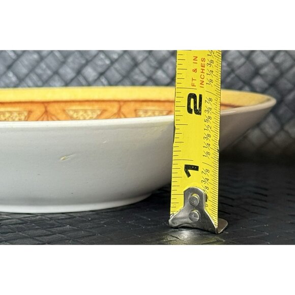 4 Vintage TAYLOR SMITH And TAYLOR Soup Bowls In The Honey Gold Pattern USA Onion - Picture 7 of 9